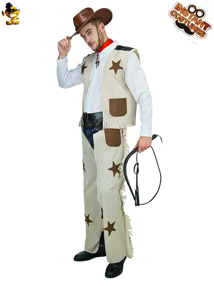 Halloween traje ropa de fiesta disfraces Cosplay rendimiento traje etapa hombres adultos jeans