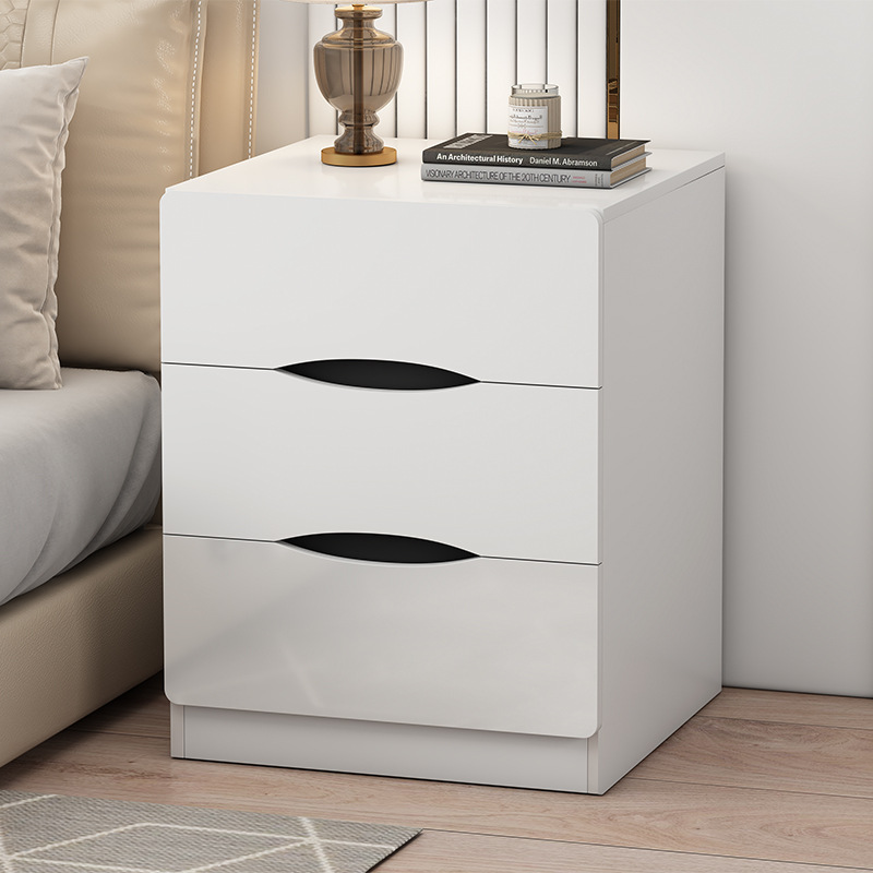 Mesita de noche simple dormitorio mesita de noche simple moderno pequeño gabinete de almacenamiento hogar Luz de lujo de alto grado rack de almacenamiento