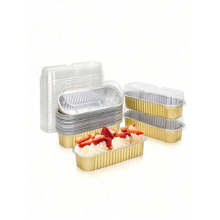 G 18045 Thick wrinkle free foil square lunch box �Ӻ�o���X