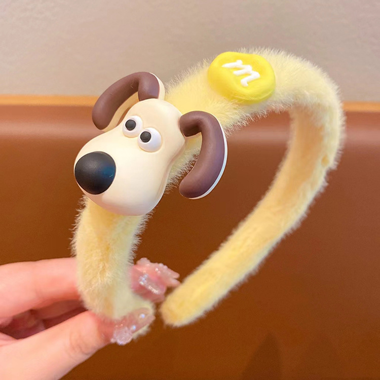 Nuevo conejo horquilla diadema chica linda princesa tocado pelo bebé paquete niños felpa diadema de dibujos animados