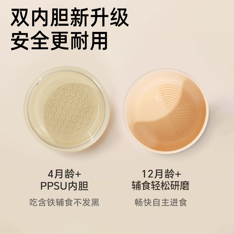 PPSU婴儿辅食碗宝宝米粉吃饭专用注水保温碗恒温吸盘碗幼儿童餐具|undefined