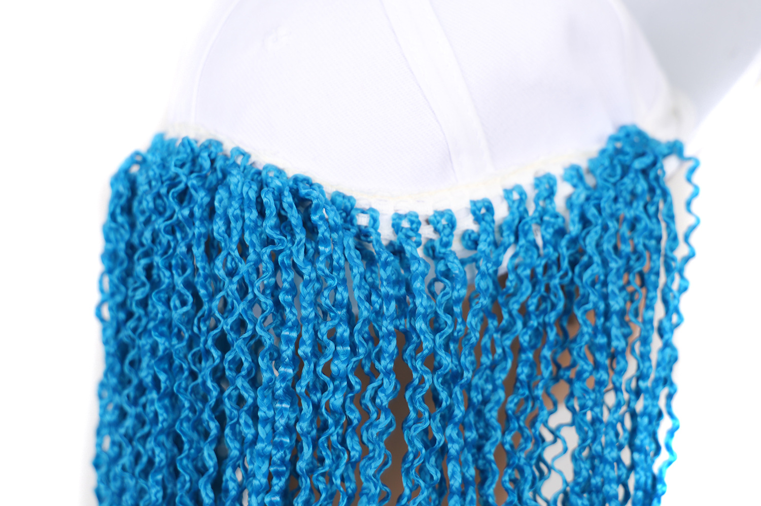 Parrucca sintetica Cappello sporco parrucca reggae colorata con treccia_voghion.com