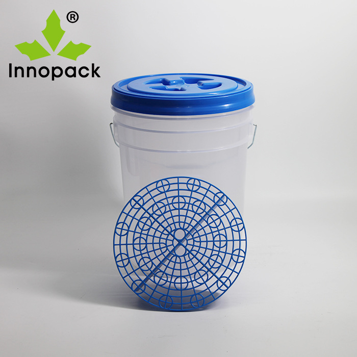 C-19L蓝色洗车桶，颜色任选，带轮子底座可单独购买滤网盖子