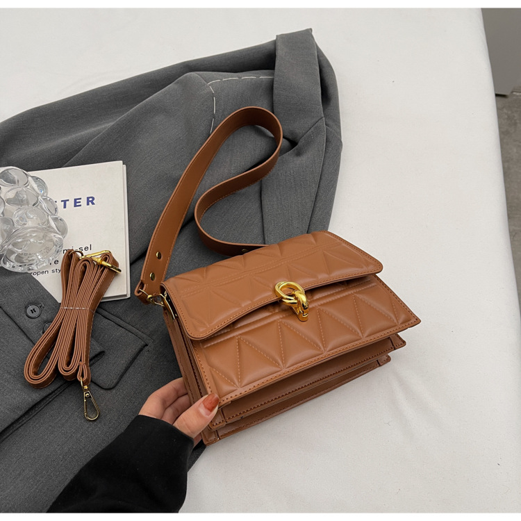 High End Handbag For Women In Winter 2023, New Versatile Single Shoulder Crossbody Bag, Niche Design For Women's Small Square Bag_voghion.com