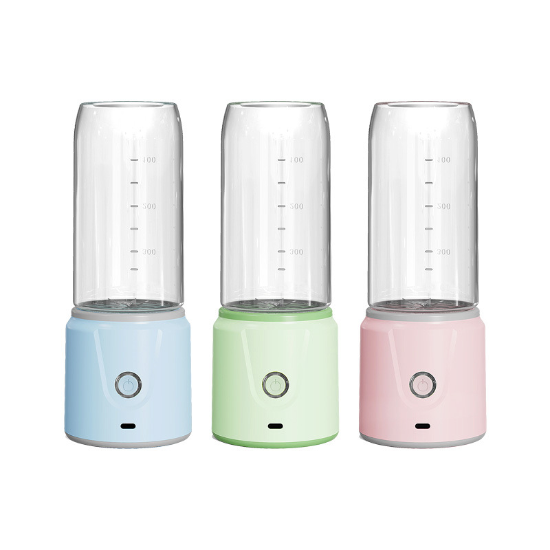 Nuevo exprimidor portátil transfronterizo USB recargable taza de jugo pequeña taza de alimentación eléctrica inalámbrica multifuncional