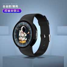 新款高颜值宇航员电子手表合金发光高档触屏学生炫酷个性LED腕表