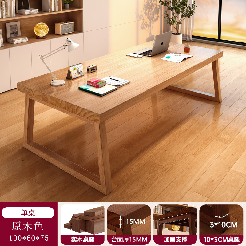 Escritorio de madera sólida escritorio de escritorio para estudiantes dormitorios escritorio de maquillaje de chicas escritorio de computadora moderna simple escritorio de oficina