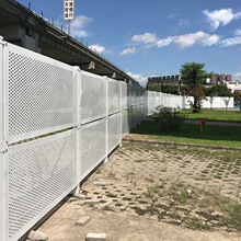 现货批发防风穿孔施工围挡基坑临时围蔽固定式冲孔围挡
