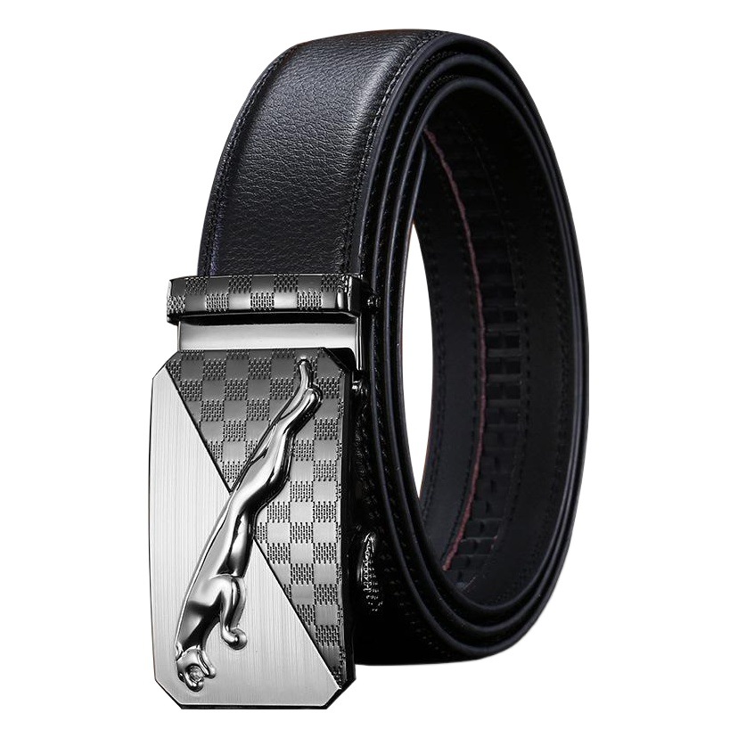 Fabricante de la correa de los hombres de cuero genuino al por mayor de gama alta hebilla automática negocio puro Cinturón de piel de vaca hombres casuales pantalones de los hombres cinturón