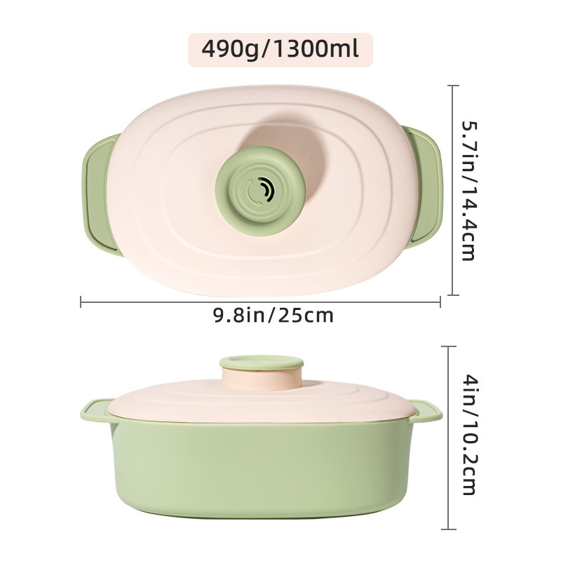 国境を越えた人気のキッチンシリコン電子レンジ専用蒸し器、炊飯器、加熱蒸し器、シリコン蒸し魚、焼き鶏プレート|undefined