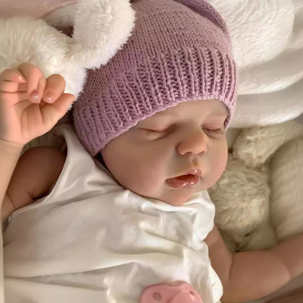 Muñeca de simulación original Alexis de 55 cm, juguete suave para bebés, envío directo.