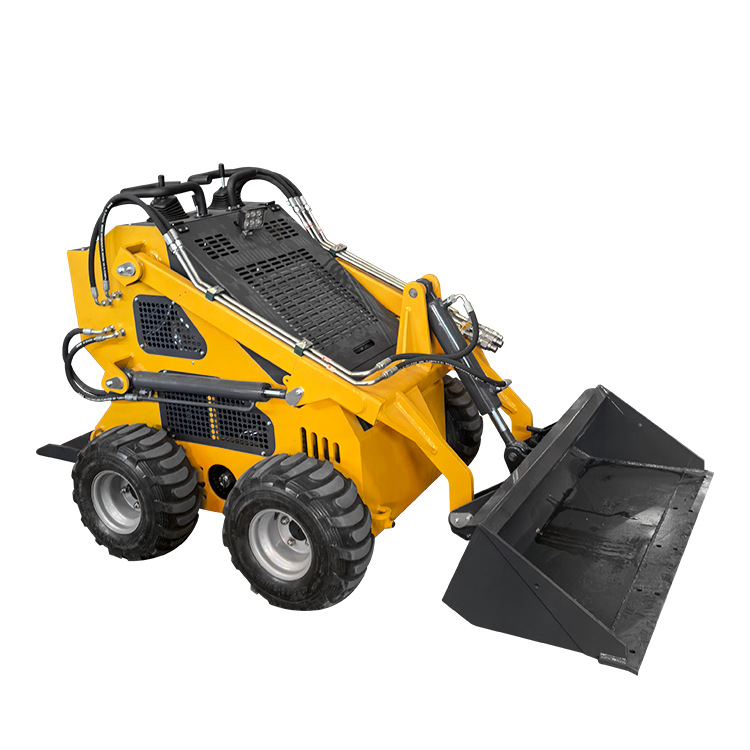 多功能小型轮式滑移装载机380 石料厂养殖场搬运用小铲车 施工快