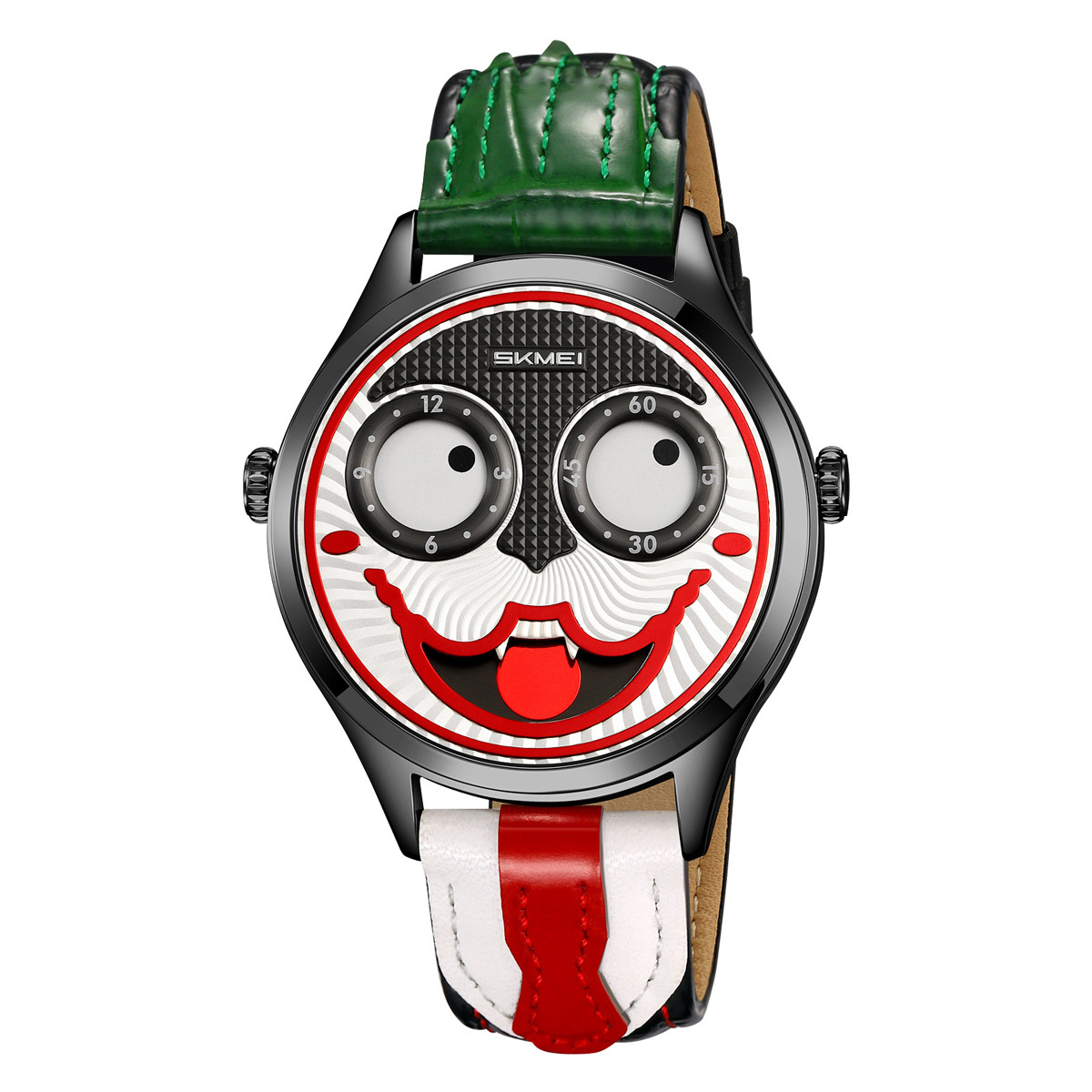 Momento clown reloj de cuarzo hombre creativo personalidad reloj de pulsera fuente de fábrica de relojes de hombre transfronterizos al por mayor