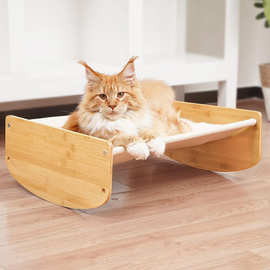 木制宠物床猫咪狗狗宠物四集通用实木两用摇摇床实木摇篮宠物床