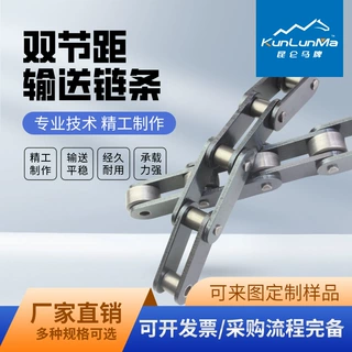 双节距大小滚珠链条C2050/C2060/C2080/C2082输送链条支持来图样