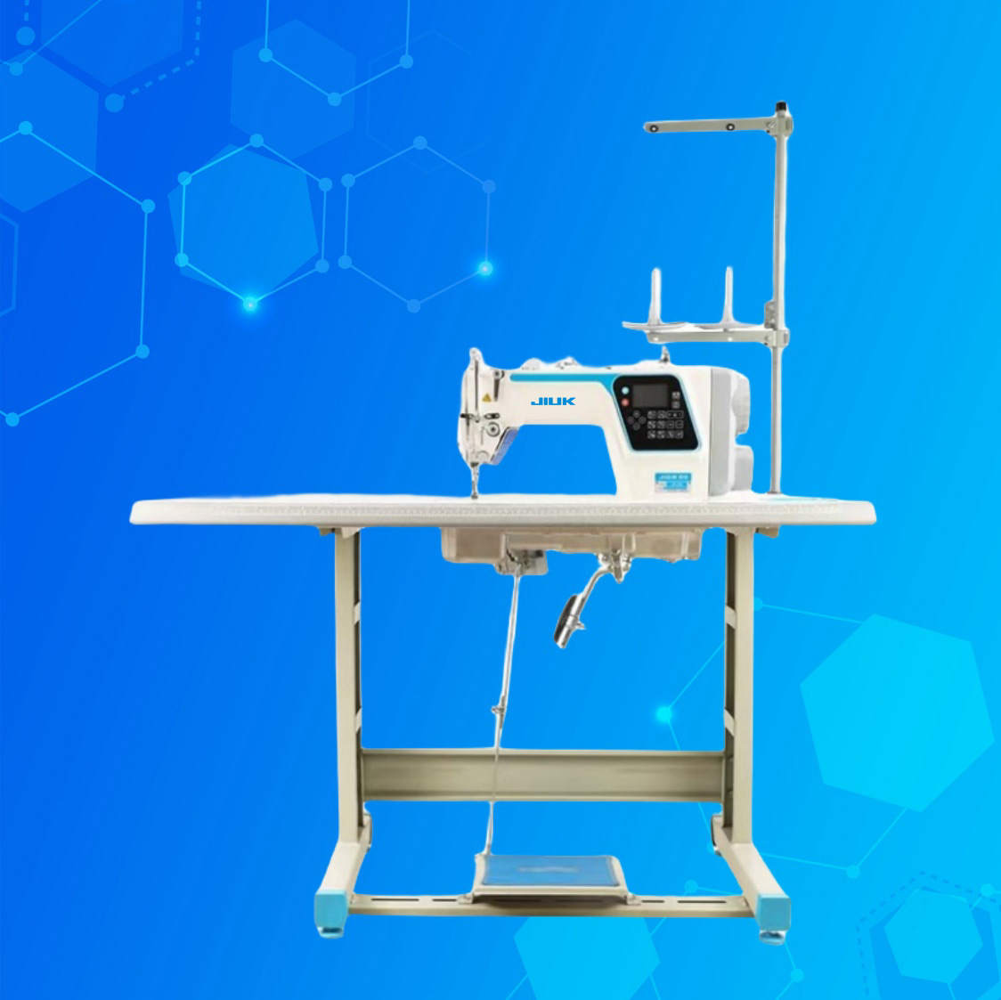 Nueva computadora máquina de coser plana de alta velocidad integrada computadora paso a paso coche plano máquina de coser industrial automática ventas directas de fábrica