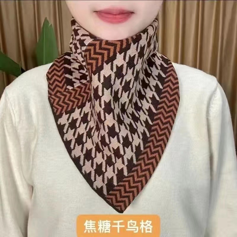 秋冬服饰配件围脖保暖护颈假领方便套头脖套懒人围巾男女用三角巾|undefined