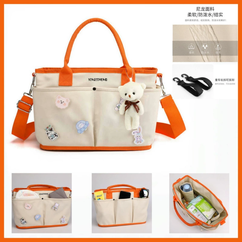 Сумка для мамы, портативная водонепроницаемая сумка для бутылочек, многофункциональная маленькая легкая сумка для мамы и ребенка большой вместимости, необходимая сумка для беременных