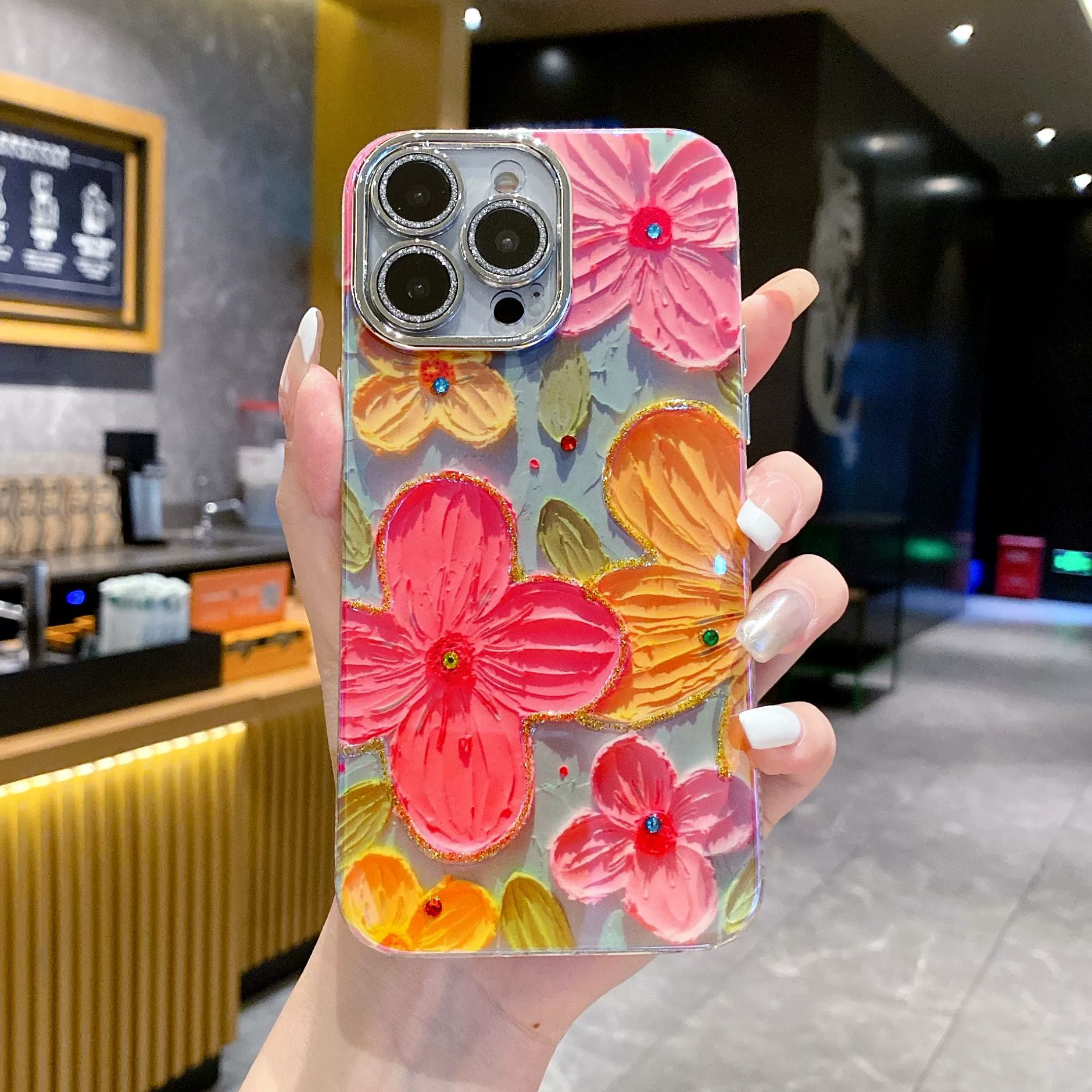 Blu-ray прозрачная клейкая точка для бурения цветов подходит для чехла iPhone15, тонкие отверстия, 14 все включено, 13 линза, 16 теплоотвод