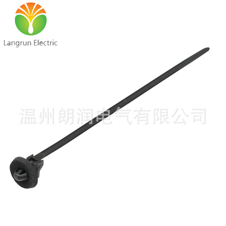 汽车扎带 带箭头和圆盘的固定扎带126-00160/T50SOSSFT6.5E-MD