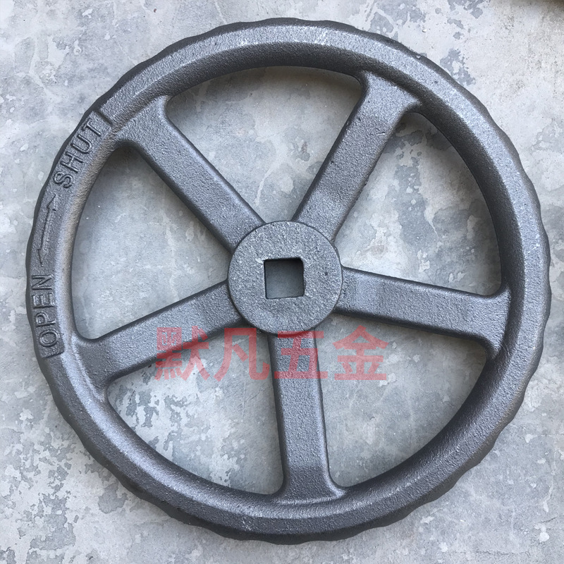 截止阀船用圆形手轮方孔13*13铸铁开关圆盘转轮外径180/280/320