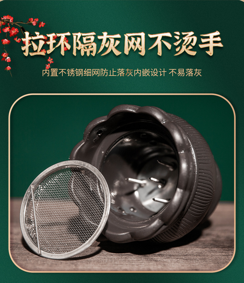 Lotus Bian Stone Fire Dragon Cup 4-Point Moxibustion Massage Gua Sha Jar with 12 Moxa Sticks for Home Body Care quality and texture