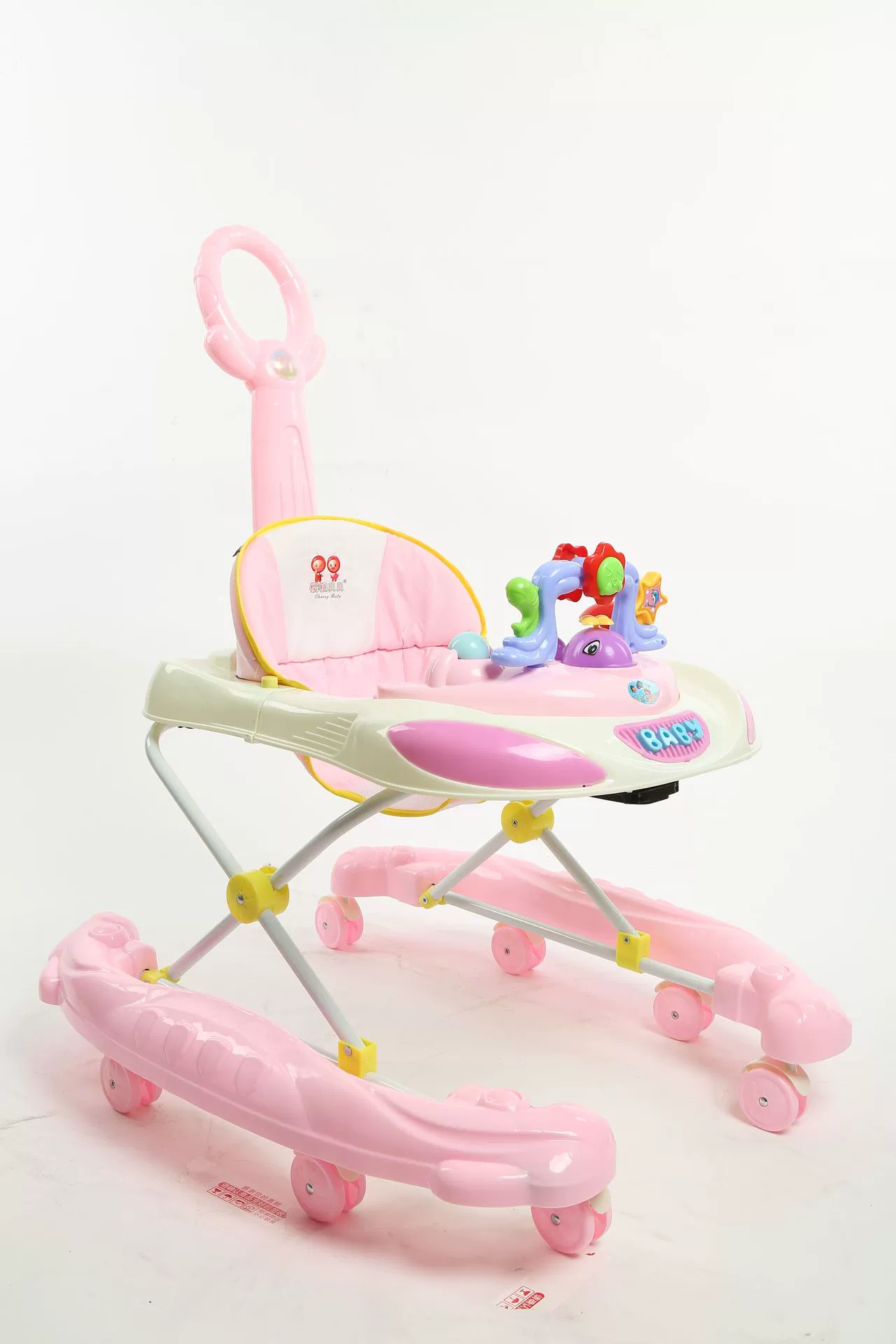 Walker, music stroller, cart, car protection, anti-rollover