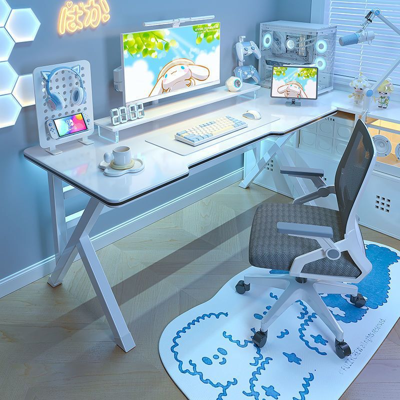 Desktop Computer Desk for Bedroom, Simple Home Desk, Study Table, Rectangular Bedside Table, Modern Office Desk Desktop Computer Desk for Bedroom, Simple Home Desk, Study Table, Rectangular Bedside Table, Modern Office Desk