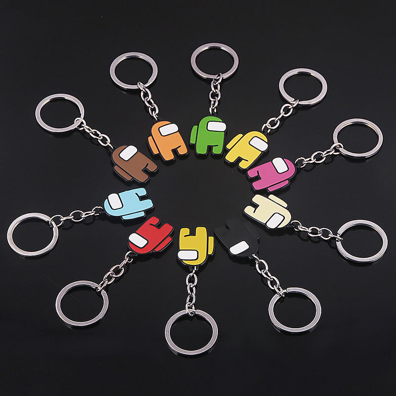 Cartoon Keychain in Our Middle Space Werewolf Game Peripheral Alloy Pendant