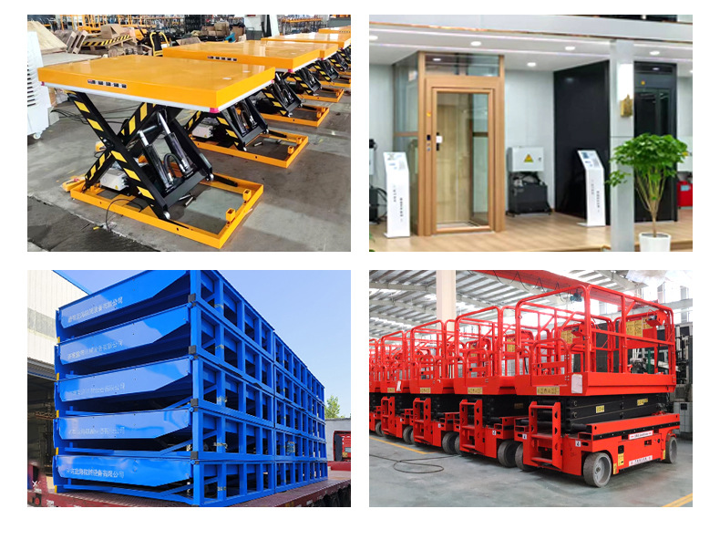 Bicycle Lift Platform Mobile Fork Lift Hydraulic Climbing Ladder Electric Fully Automatic Walking Lift