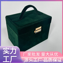 厂家批发绒布首饰盒珠宝手镯玉器收纳箱结婚礼物礼品婚庆礼品项链