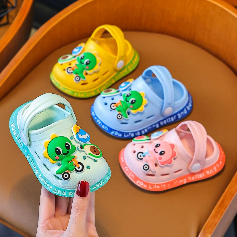 Детская пещерная обувь летняя девочка интерьер милые мультяшные тапочки для мальчиков в доме нескользящая ванна мягкого дна