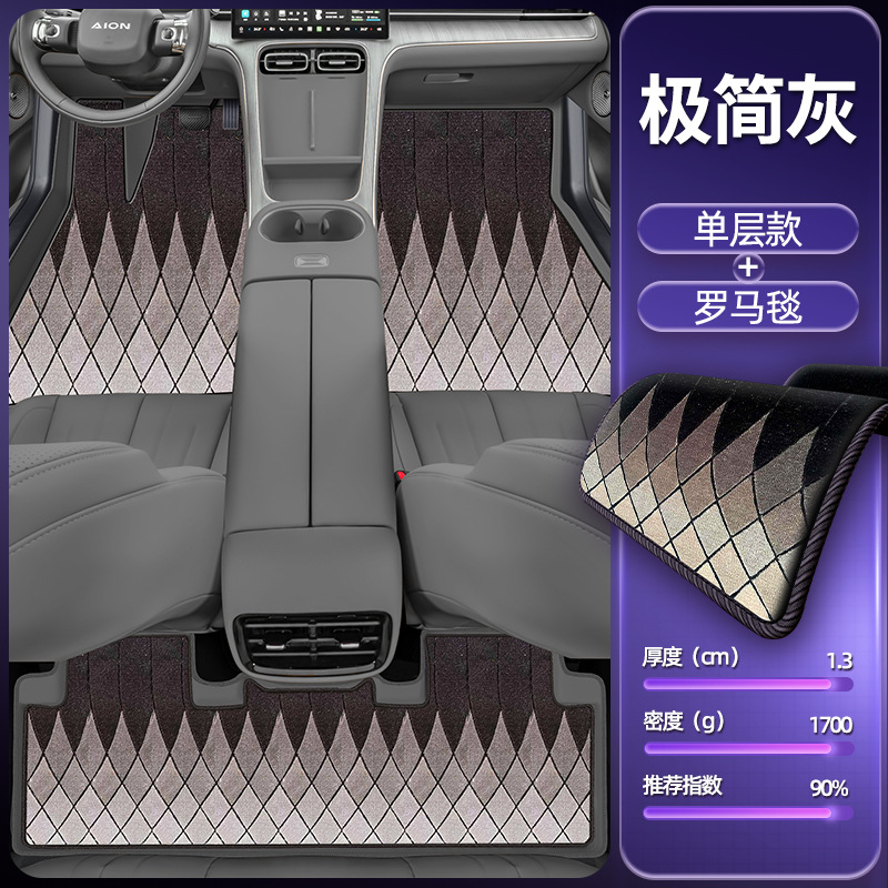 Aion – Modelə uyğun ayaqaltı Mats for - minimalist-gray-single-layer-floor-mat-roman-blanket