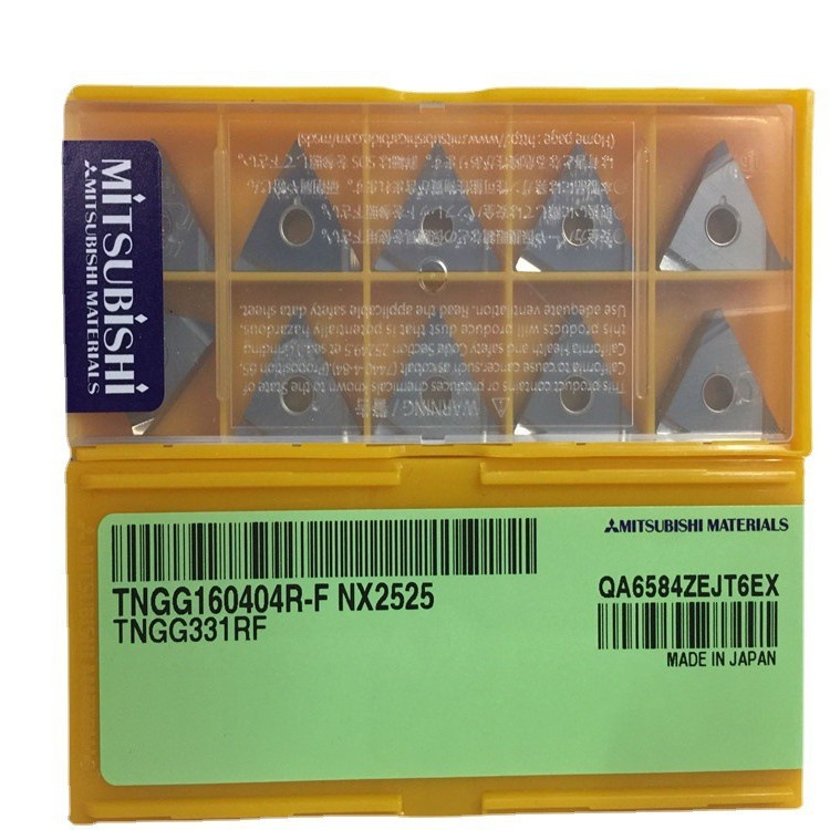 日本三菱数控三角精车刀片TNGG160404L-F NX2525金属陶瓷外圆刀粒