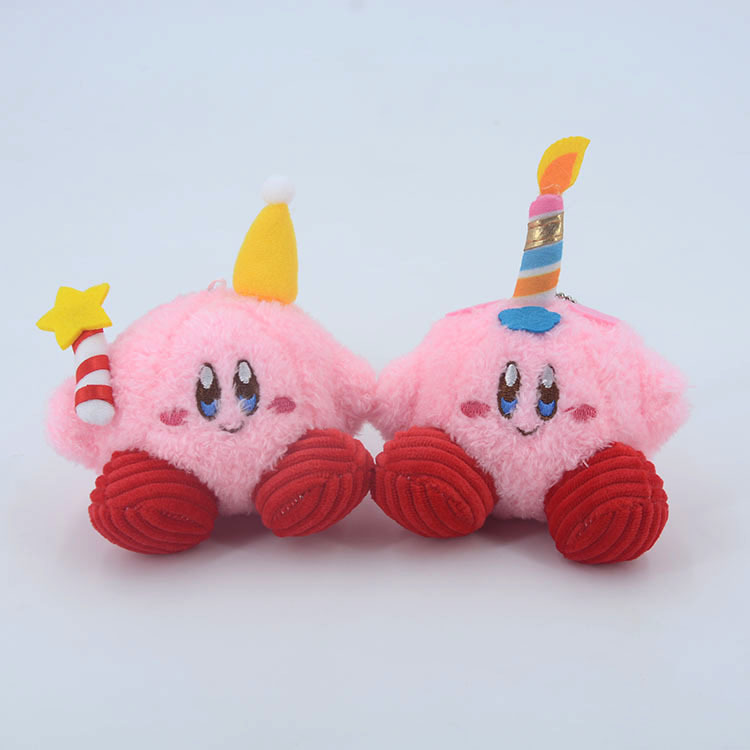 Cake Fairy Wand Birthday Gift Kirby Pendant Plush Doll Keychain Small Bag School Bag Pendant Pendant
