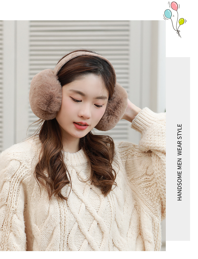 Paraorecchie pieghevoli unisex Paraorecchie invernali caldi da donna Carini paraorecchie per studenti Paraorecchie caldi paraorecchie_voghion.com