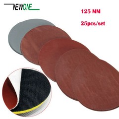 5-inch 125MM Backed Felt Disc Sanding Paper with Self-adhesive Disc, available in 800/1000/1500/2000/3000 grit