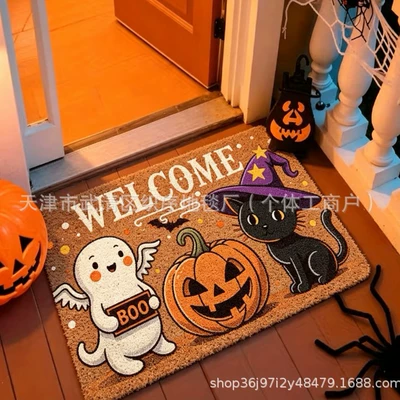 Avtomobil döşəmə paspasları — be shipped on behalf of others - zx-halloween-spooky27-4060halloween-decorative-wire-ring