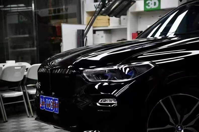 Car TPU ultra-bright crystal piano high-gloss black full car paint protection film, color change film, self-healing anti-scratch car wrap