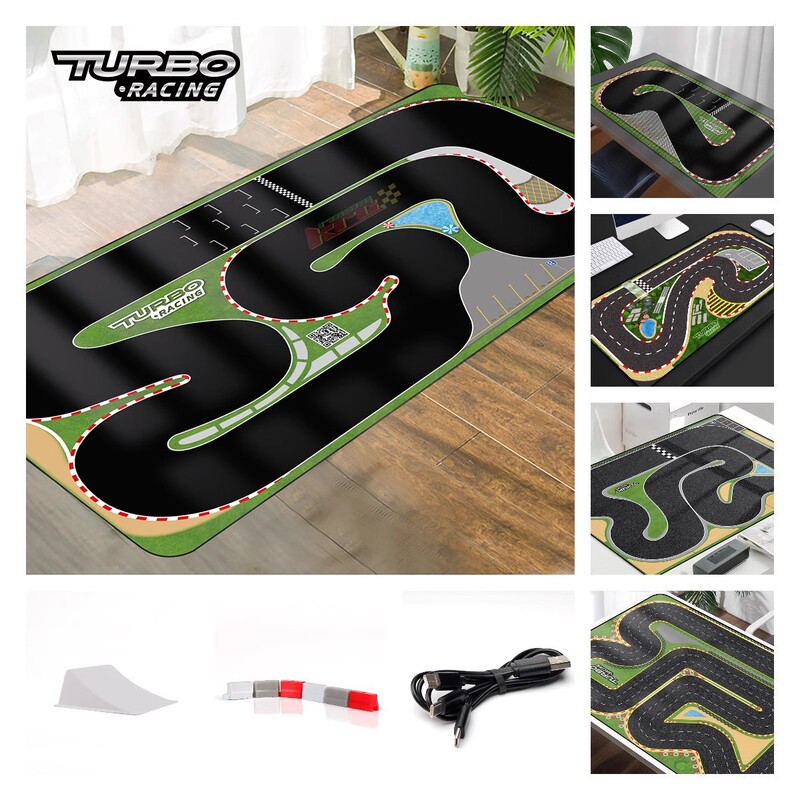 TURBO RACING scene track big small size track mat 1/76 mini remote control car mosquito car desktop track TURBO RACING scene track big small size track mat 1/76 mini remote control car mosquito car desktop track