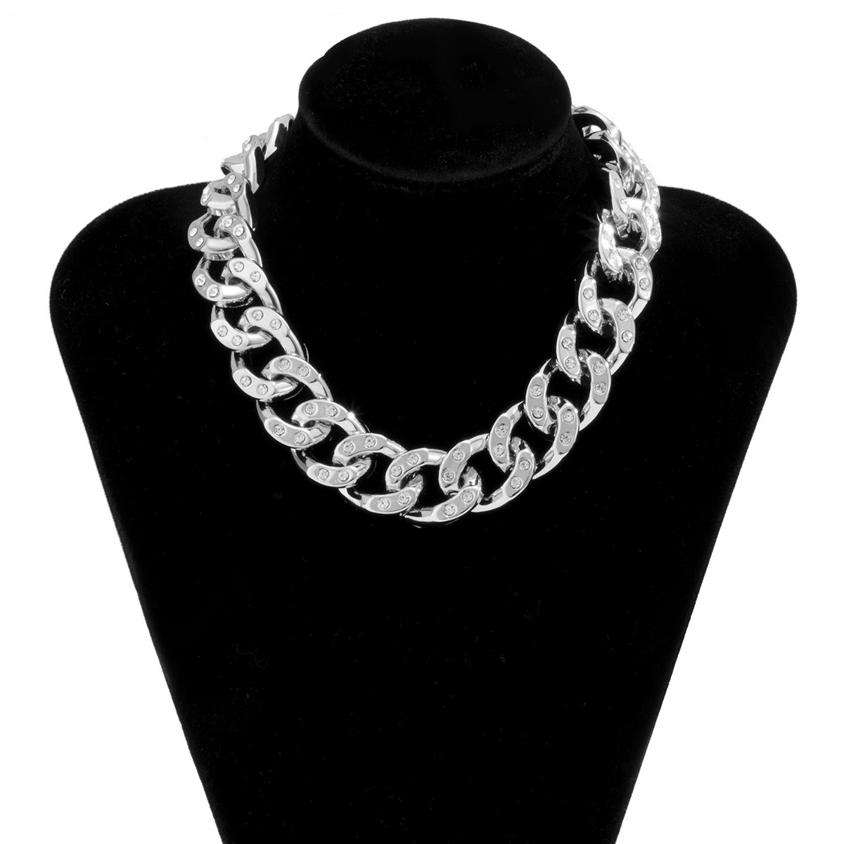 Collar Retro Simple De Diamantes display picture 11