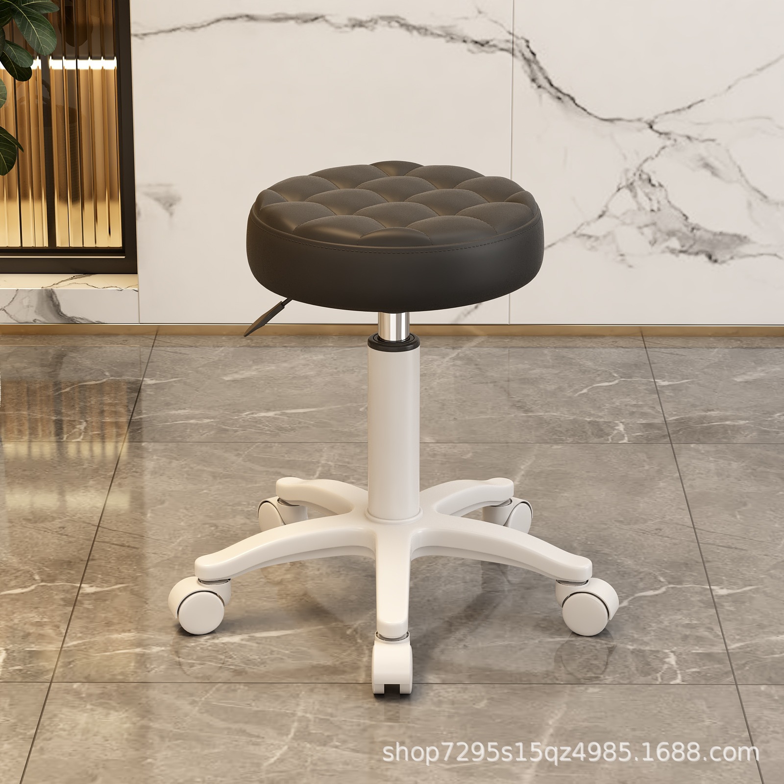 Fábrica directa taburetes de belleza elevación polea rotativa manicuría silla de maquillaje salón de belleza peluquería
