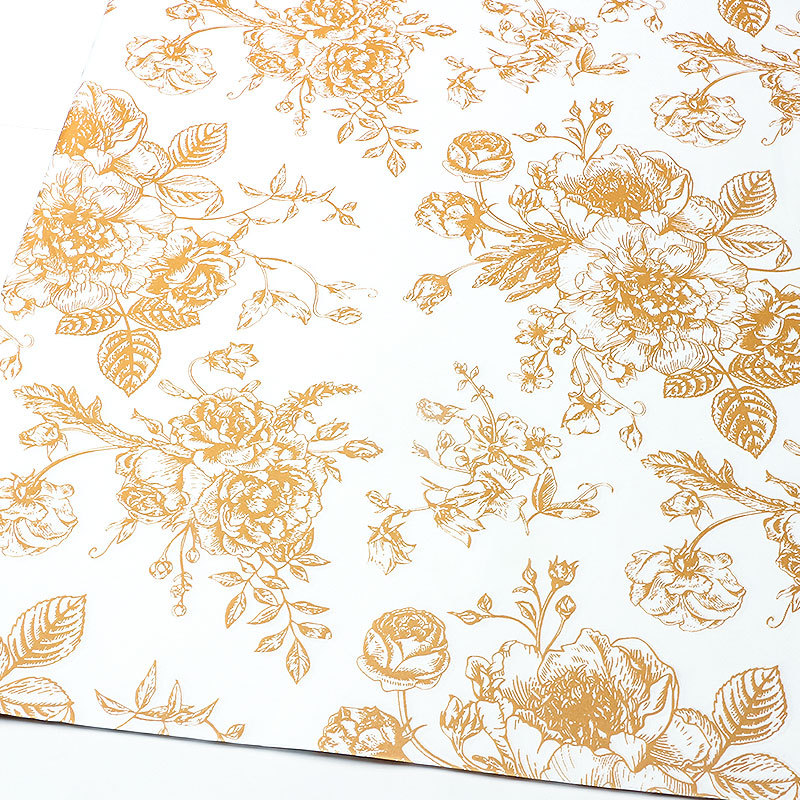 Huaxi tarde té negro retro papel de embalaje de Sydney flores flores ramo de flores artesanal papel de fusión a mano al por mayor