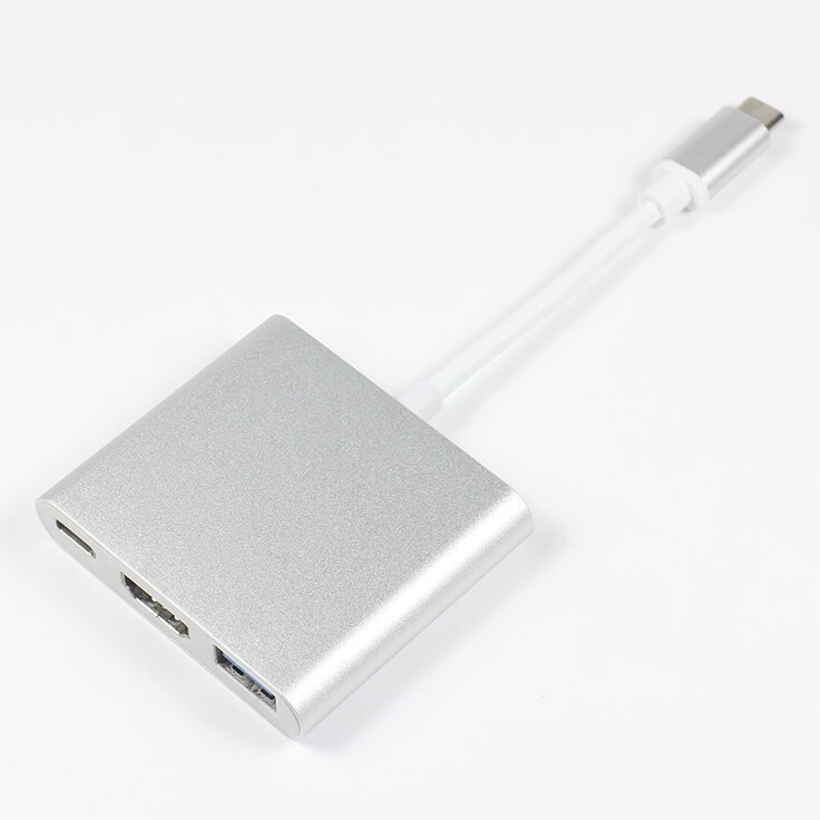 typec多功能三合一拓展坞4K30hz高清扩展坞笔记本pd充电usb3.0hub|undefined