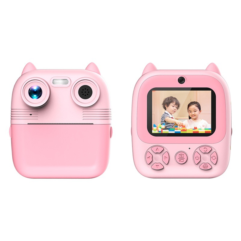 FUENTE fabricante nuevos niños Polaroid Cámara HD Foto Video impresión Cámara juguete entrega transfronteriza
