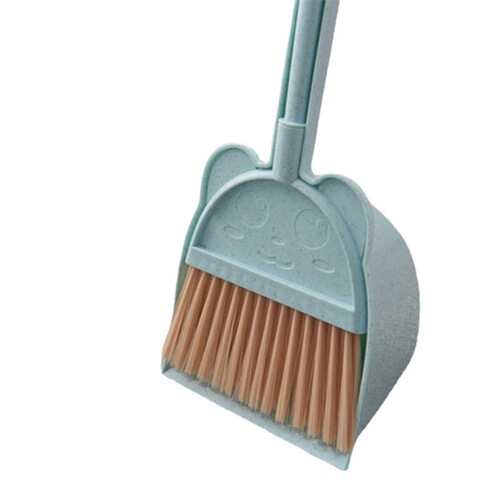 Children's play house plastic broom mini broom dustpan set brush learning broom tool soft broom combination