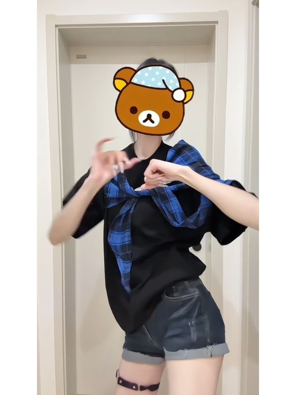 アメリカンレトロフェイクツーピースショール半袖Tシャツレディース2025年夏新作薄手ルーズレイヤードスリミングトップイン|undefined
