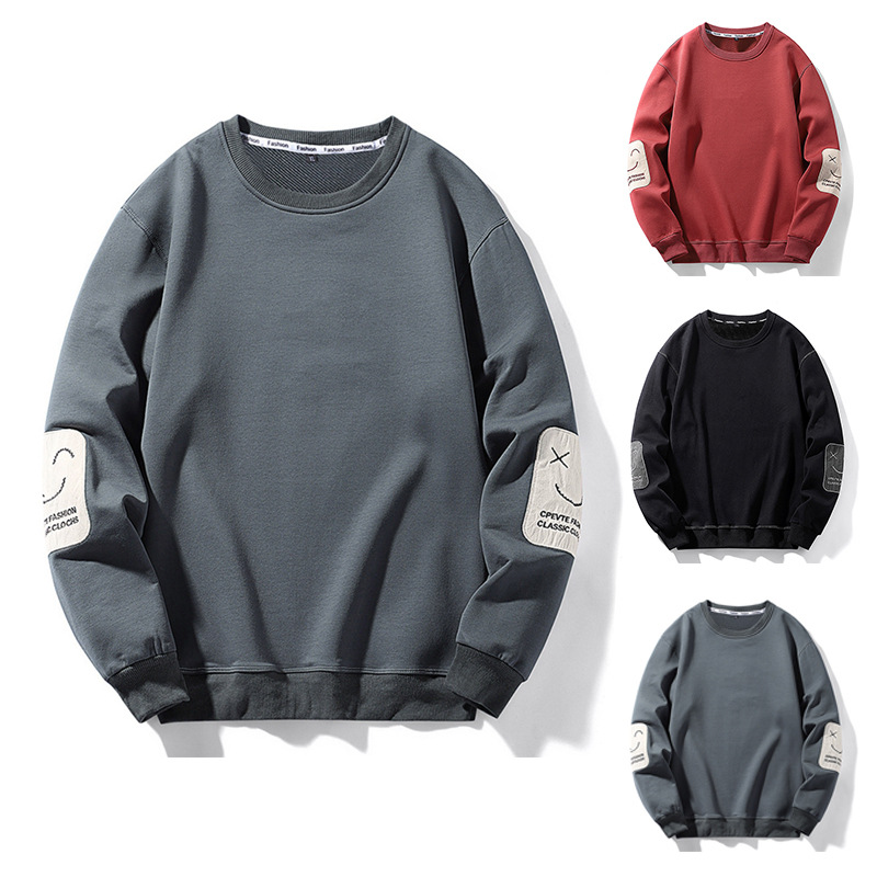Primavera y otoño camisetas de cuello redondo para hombres camisetas deportivas delgadas 2024 nuevas camisetas sueltas para hombres