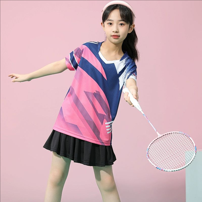 Girls' Badminton Uniforms, Table Tennis Uniforms, Boys' Volleyball Uniforms, Jump Rope Clothes, Sports Training Team Uniforms, Quick-Drying Suits