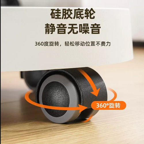 Mobile flowerpot tray with wheel chassis pad base roller universal wheel water tray invisible wheel potted plastic pulley
